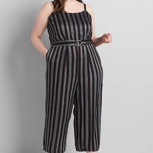 Belted Cami Crop Jumpsuit